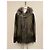 Parka Mr and Mrs Furs Caqui de Algodão com Colete de Carneiro da Mongólia - vista 7
