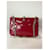 Valentino Garavani Sac à rabat Valentino Rockstud Glam Lock en cuir verni rouge  - vue 12