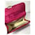 Valentino Garavani Sac à rabat Valentino Rockstud Glam Lock en cuir verni rouge  - vue 15