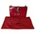 Valentino Garavani Sac à rabat Valentino Rockstud Glam Lock en cuir verni rouge  - vue 9
