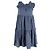 Abito mini off the shoulder in Tencel blu Ulla Johnson Olivia a strati