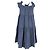 Abito mini off the shoulder in Tencel blu Ulla Johnson Olivia a strati - vista 3