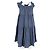 Abito mini off the shoulder in Tencel blu Ulla Johnson Olivia a strati - vista 6