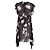 Abito midi asimmetrico con stampa floreale Luisa di Ulla Johnson in seta multicolore - vista 3