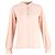 Camisa de manga larga abotonada Ganni Trinity en denim de algodón rosa pastel