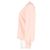 Camisa de manga larga abotonada Ganni Trinity en denim de algodón rosa pastel - vista 5