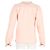 Camisa de manga larga abotonada Ganni Trinity en denim de algodón rosa pastel - vista 6