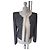 Chaqueta corta Balmain de tweed de algodón blanco a rayas