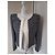 Chaqueta corta Balmain de tweed de algodón blanco a rayas - vista 2