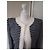 Chaqueta corta Balmain de tweed de algodón blanco a rayas - vista 3