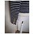 Chaqueta corta Balmain de tweed de algodón blanco a rayas - vista 6