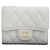 Cartera Trifold de Piel Caviar Chanel Blanca Blanco