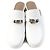 Mule con hebilla Kelly Silver Carlotta de Hermès Blanco - vista 4