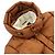 Autre Marque EMMETI Hooded Down Coat with Shearling and Leather Brown - view 2