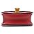 Céline Borsa a spalla in pelle Celine Classic Box Small Rosso - vista 6
