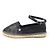 Hermès Hermes Leather Espadrilles Ankle Strap Black - view 4