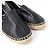 Hermès Hermes Leather Espadrilles Ankle Strap Black - view 7