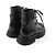 Alexander McQueen Leather Lace-up Boots Black - view 3