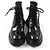 Alexander McQueen Leather Lace-up Boots Black - view 4