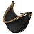 Bolso de mano Céline Ava en cuero negro con cadena dorada