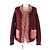 Chanel Cashmere-Woll COCO Mark Strickjacke Bordeaux