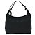 Bolso de hombro Gancini de nylon negro y plata de Salvatore Ferragamo Auth bs18811 - vista 13