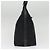Bolso de hombro Gancini de nylon negro y plata de Salvatore Ferragamo Auth bs18811 - vista 4