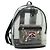 BALLY Zaino in Vinile Trasparente Nero Argento Auth bs18516