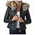 Autre Marque Giovanni veste damasco com pele Preto