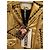 Balmain pour H&M Moschino for H&M Leather Biker Gold Jacket NWT Moschino Golden Gold hardware - view 4