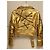 Balmain pour H&M Moschino for H&M Leather Biker Gold Jacket NWT Moschino Golden Gold hardware - view 6
