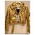 Balmain pour H&M Moschino for H&M Leather Biker Gold Jacket NWT Moschino Golden Gold hardware - view 9