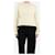 Bally Rippstrick-Pullover aus Alpaka-Mischung - Größe UK 10 Roh - Ansicht 3