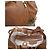 Michael Kors Bolso bucket de cuero marrón con borlas Castaño - vista 6