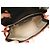 NINE BALMAIN B BUZZ 23 CROCODILE-STYLE LEATHER ORANGE SHOULDER BAG - view 10