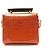 NINE BALMAIN B BUZZ 23 CROCODILE-STYLE LEATHER ORANGE SHOULDER BAG - view 2