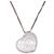COLLANA CHOPARD HAPPY SPIRIT 79/5523 4 CUORI 154 DIAMANTI 2 ORO BIANCO Argento