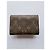 Carteira compacta Monogram Flower preta Louis Vuitton M62578 Monograma - vista 3