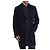 Zapa Paris men's blue wool coat