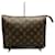 Poche Toilette 26 Louis Vuitton Marrom Couro envernizado Lona  ref.1746856