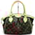Louis Vuitton Tivoli PM Handbag Brown Patent leather Cloth  ref.1746917