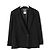 Schwarze Wolljacke mit Nahtdetails Chanel Vintage Herbst 1998