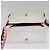 CHANEL Borsa a Spalla Choco Bar Pelle Bianca Oro rosa CC Auth bs18354 Bianco D'oro - vista 9