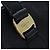 Borsa a mano in pelle nera e oro Salvatore Ferragamo Vala Auth bs18289 Nero D'oro - vista 9