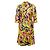 Autre Marque Set di abito in seta vintage e giacca Multicolore