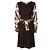 Braunes Wollkleid von Hermès - 2000er