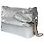 Borsa CHANEL Gabrielle in Pelle Argento - 102196 - vista 4