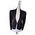 Balmain Black Wool Blazer with Silk Satin Shawl Collar