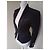 Balmain Black Wool Blazer with Silk Satin Shawl Collar - view 4