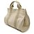 Hermès Cannes PM Canvas Tote Bag Braun Beige - Ansicht 2
